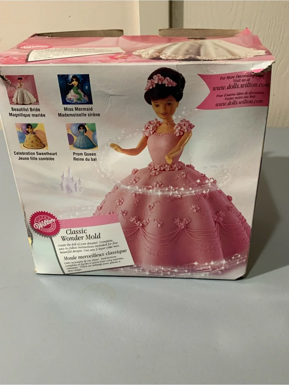 Wilton Pink Doll Dress Cake Mold Pan